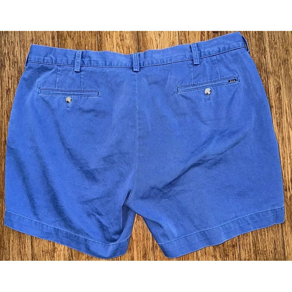 Polo Ralph Lauren Shorts Blue Size 40 Classic Fit 6" 100% Cotton - Picture 3 of 5